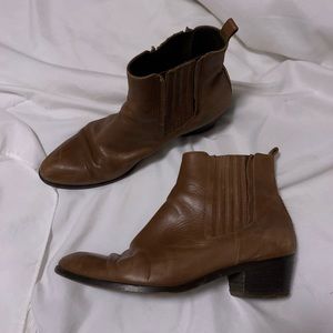 J Crew Leather Ankle Chelsea Boots